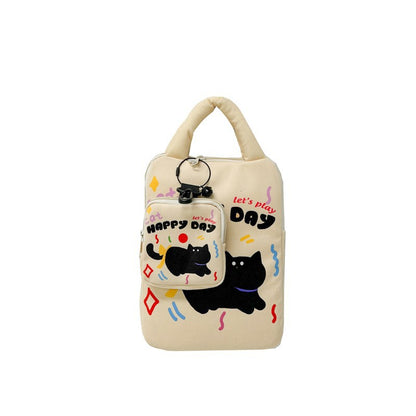 Laptoptasche mit Kreativem Katzenmuster Brehn