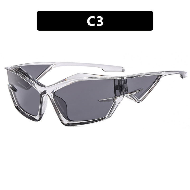 Damen sportliche Sonnenbrille im dynamischen Design Brehn