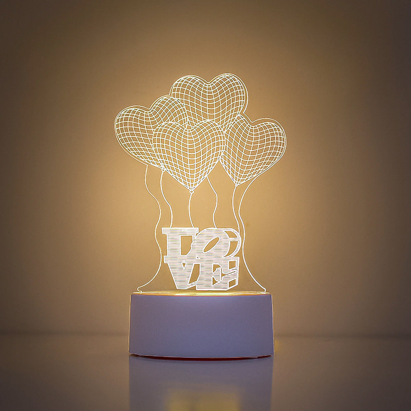 LED Tiger Figur Dekorative Lampe