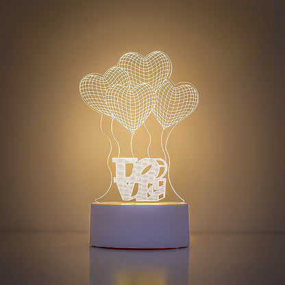 LED Tiger Figur Dekorative Lampe