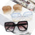 Damen Designer-Sonnenbrille im eleganten Hexagon-Design Brehn