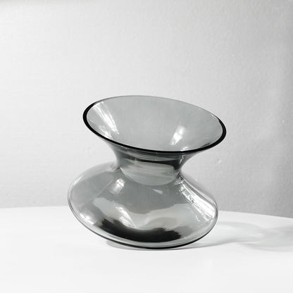 Elegante dekorative Glasvase