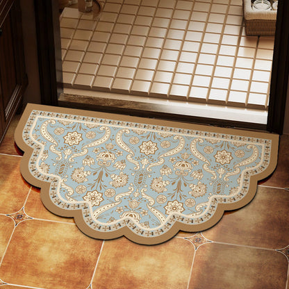 Elegante florale Design-Bereichsmatte