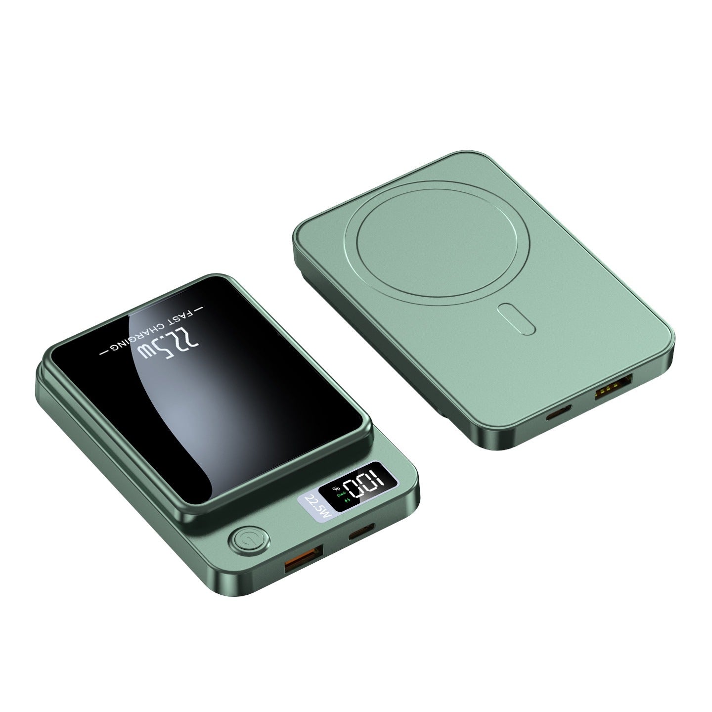 Powerbank mit intelligentem Schnellladesystem und digitaler Leistungsanzeige Brehn