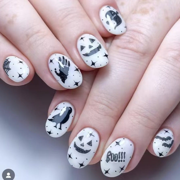 Halloween-Themen Dekorative Nagelkunst Set Brehn