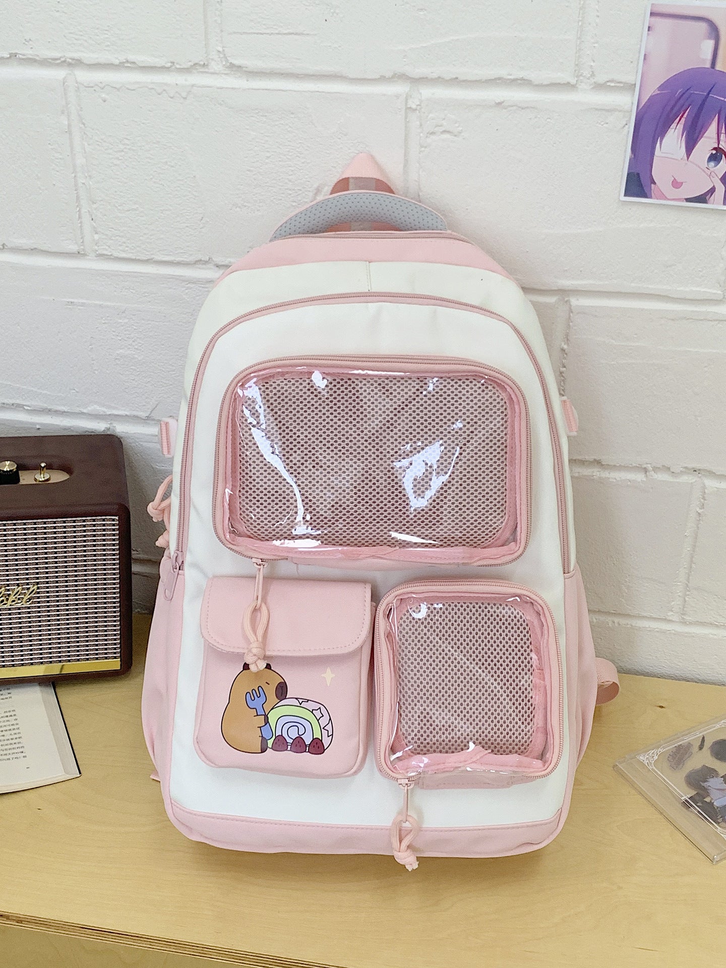 Niedlicher Charakter-Themen Mehrfach-Taschen Schulrucksack