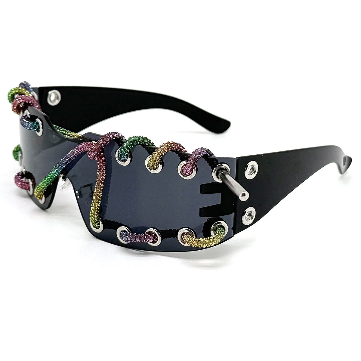 Damen Sonnenbrille mit einzigartigem Schnürdesign Brehn