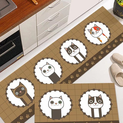 Katzen-Themen Küchenmatte Brehn