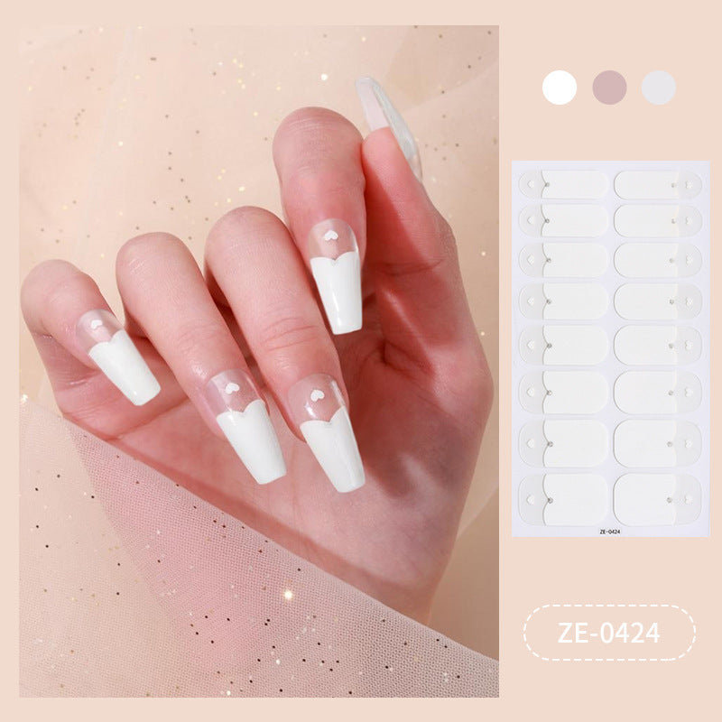 Glitzernde Nagelwickel