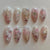Floral Art Press-On Nail Set Brehn