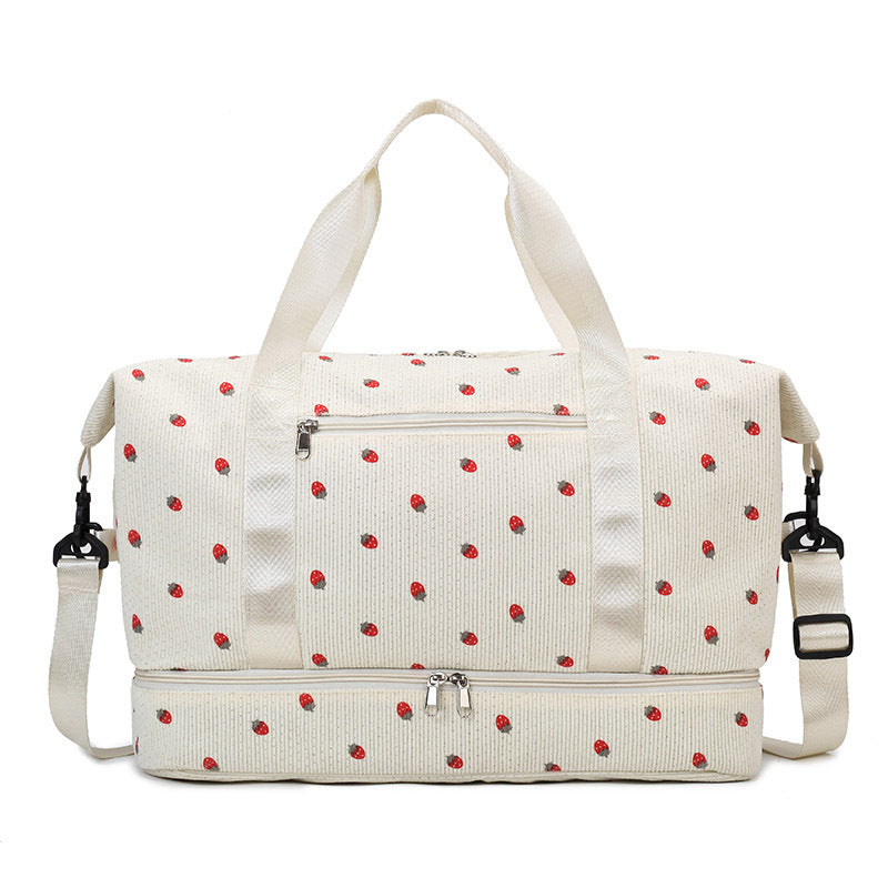 Multifunktionale Sport- und Reisetasche mit Blumenmuster Brehn