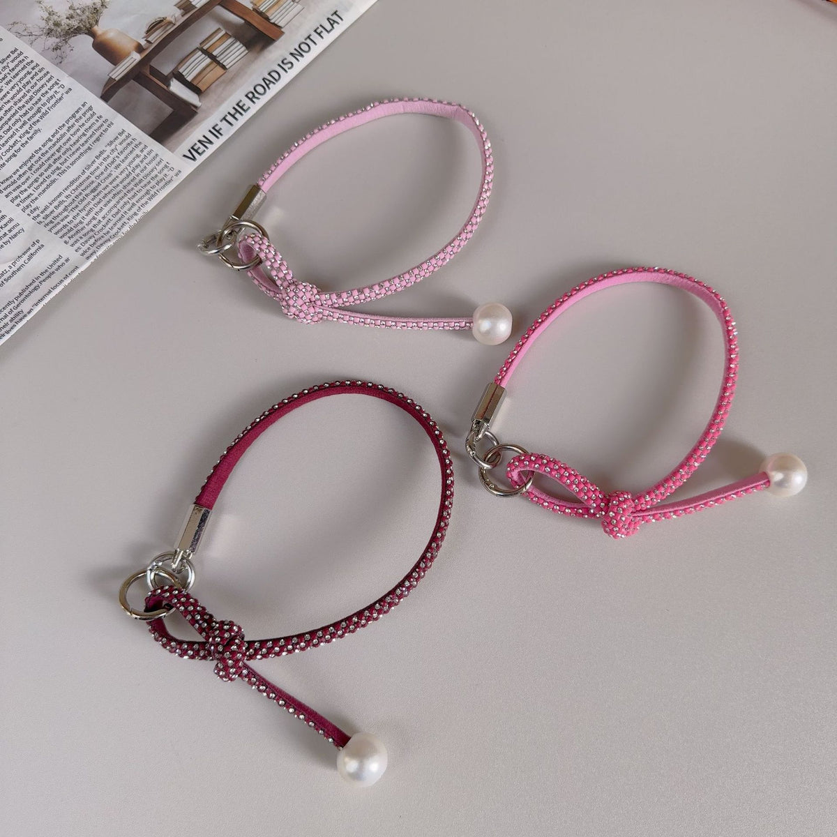 Elegante geknotte Perlenarmband-Band Brehn
