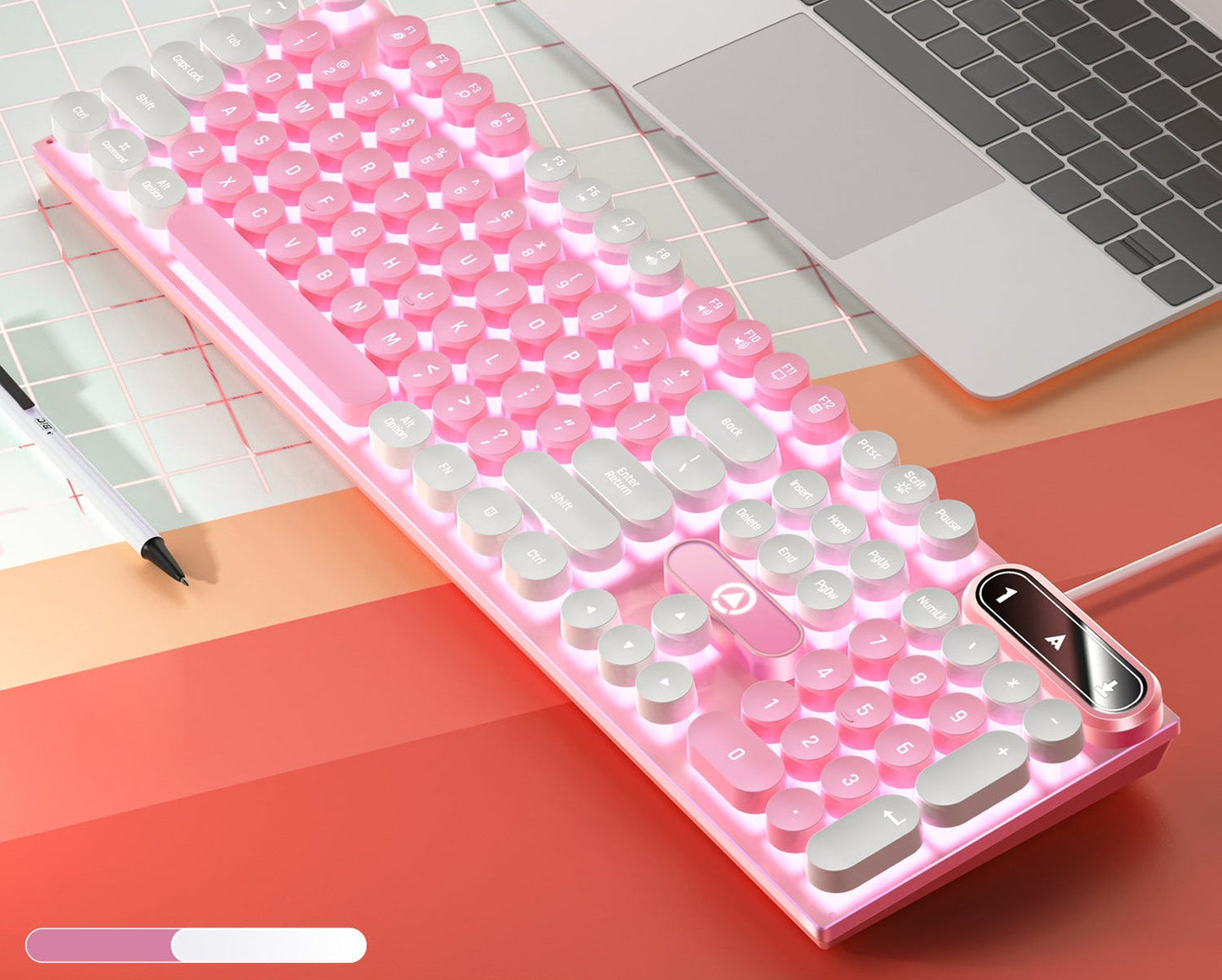 Retro Mechanische Tastatur Brehn