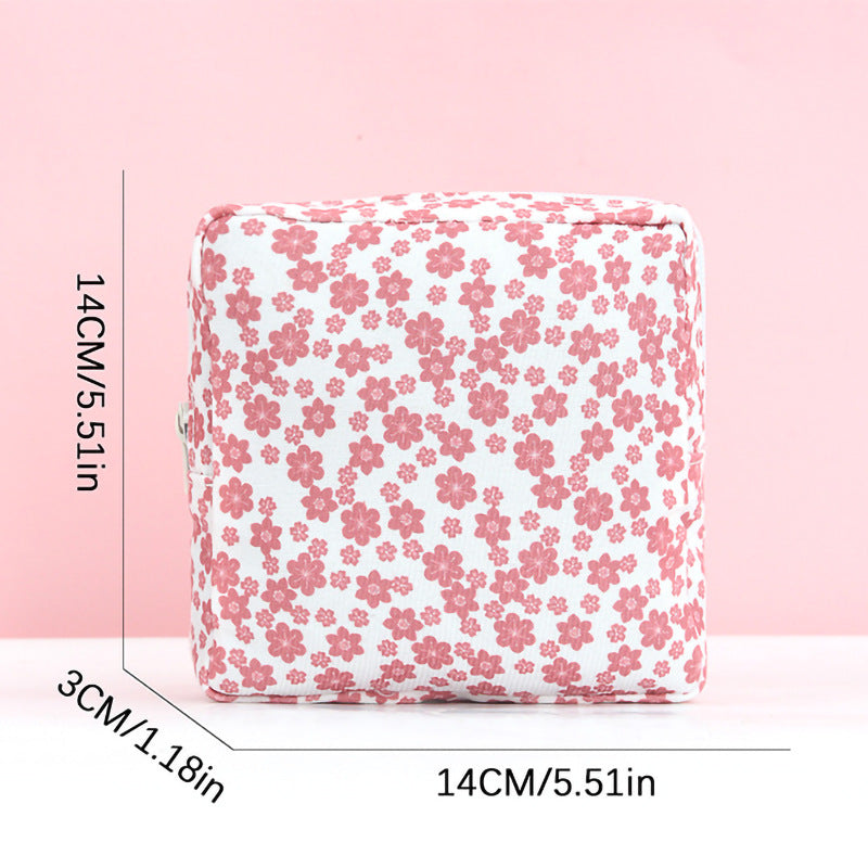 Kosmetik-Organizer mit Blumenmotiviertem Design Brehn