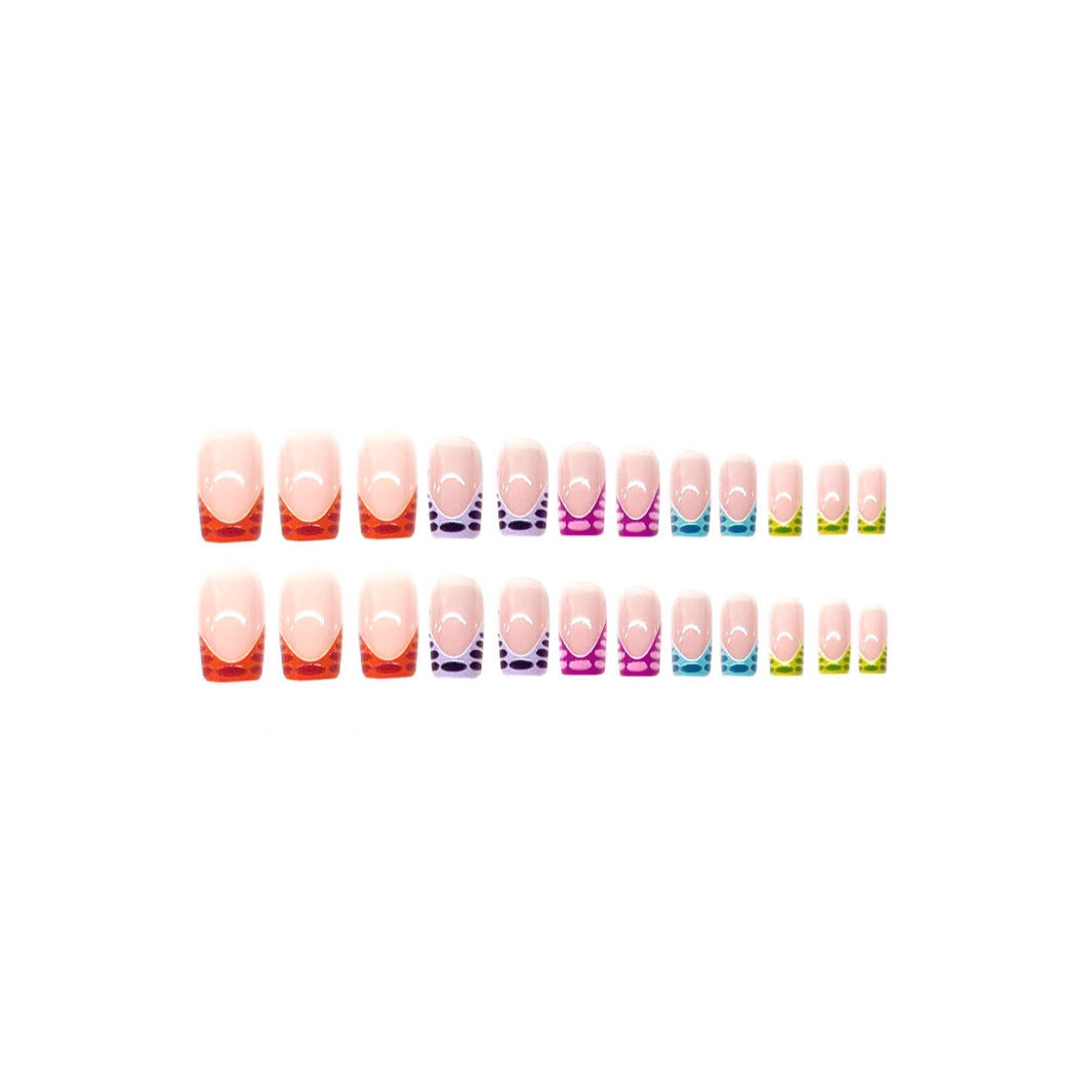 Vibrant Bunte Pediküre Nagelkunst Brehn