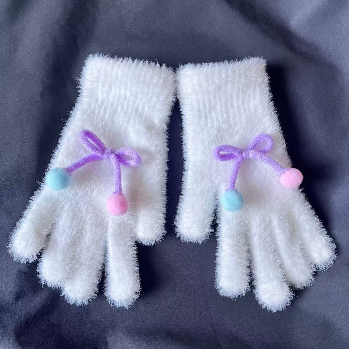 Süße Plüsch-Hasen-Themen Fingerlose Handschuhe Brehn
