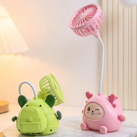 Damen Schreibtischlampe mit integriertem Mini-Ventilator Brehn