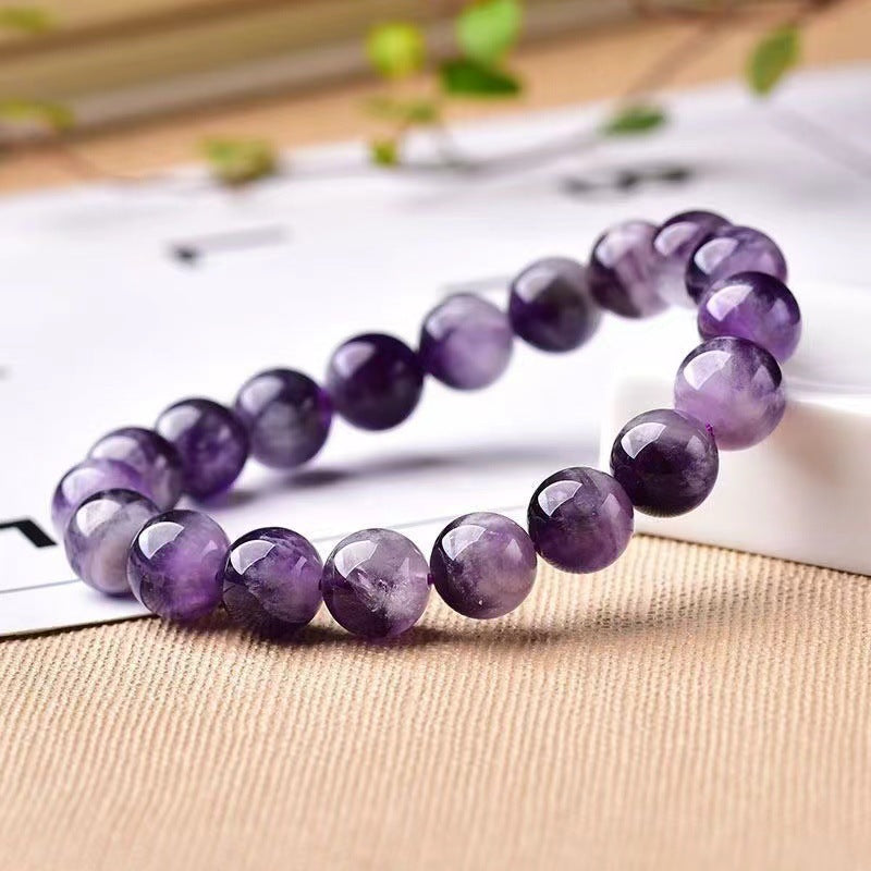 Handgemachte Amethyst Edelsteinarmband Brehn
