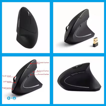 Ergonomische Vertikale Wireless Maus Brehn