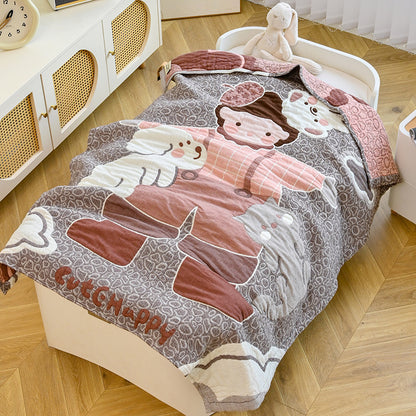 Damen Kuscheldecke mit charmantem Prinzessinnen-Design Brehn