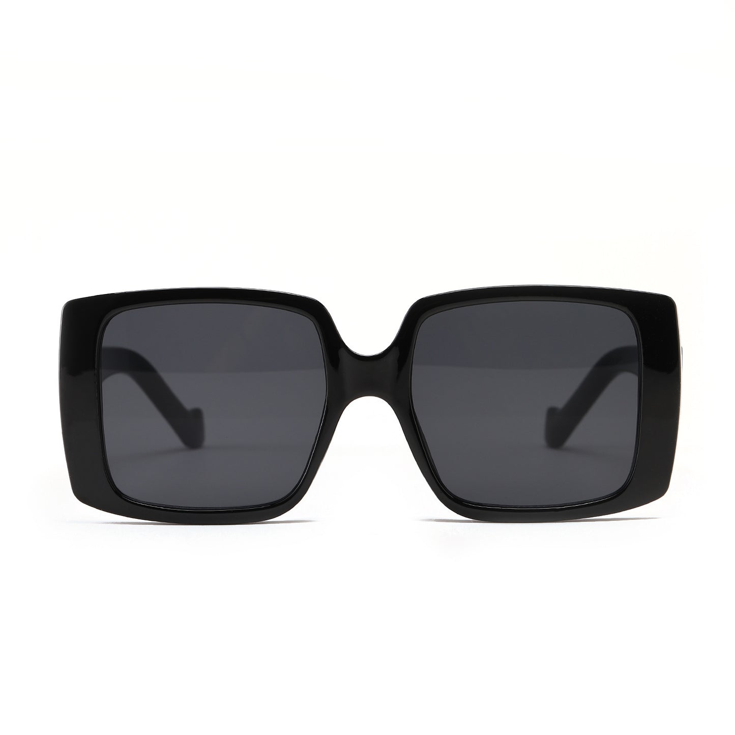 Damen moderne quadratische Sonnenbrille mit verspiegelten Gläsern Brehn