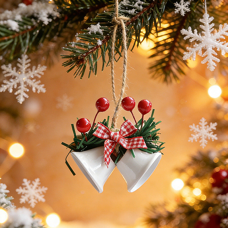 Nostalgische Weihnachtsklingel-Dekoration Brehn