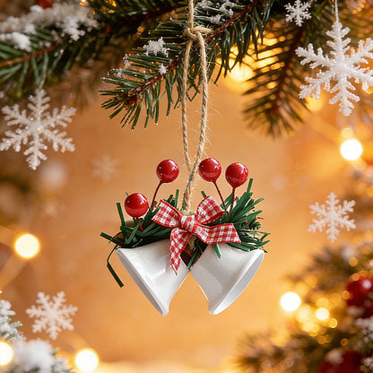Nostalgische Weihnachtsklingel-Dekoration Brehn
