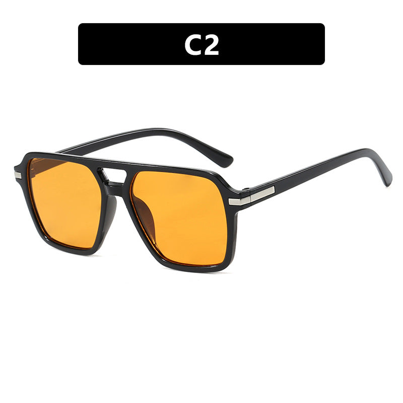 Damen modische rechteckige Sonnenbrille mit stylishem Design und UV-Schutz Brehn