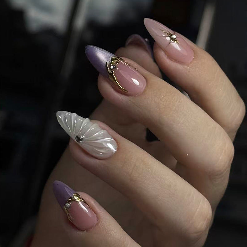 Elegante skulptierte Nagelkunst Brehn
