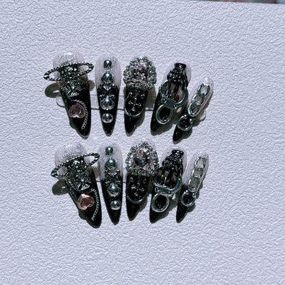 Glamouröse Nagelkunst Verlängerungen