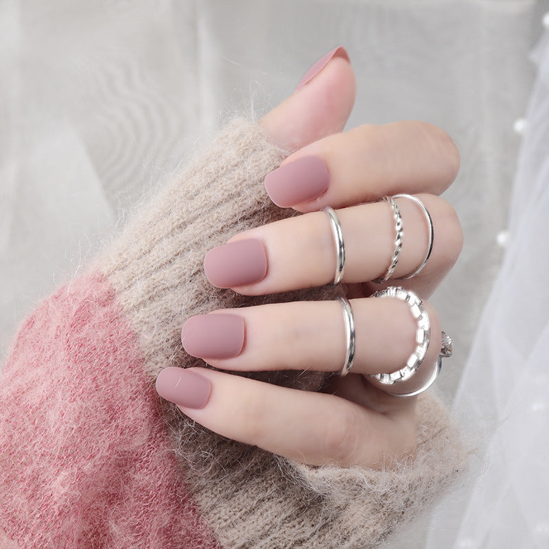 Matte Press-On Nagelset Brehn