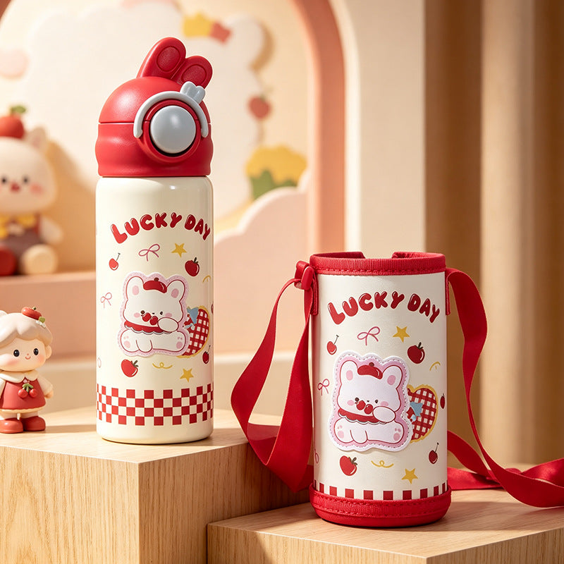 Kinder Trinkflasche mit Süßem Motiv Brehn