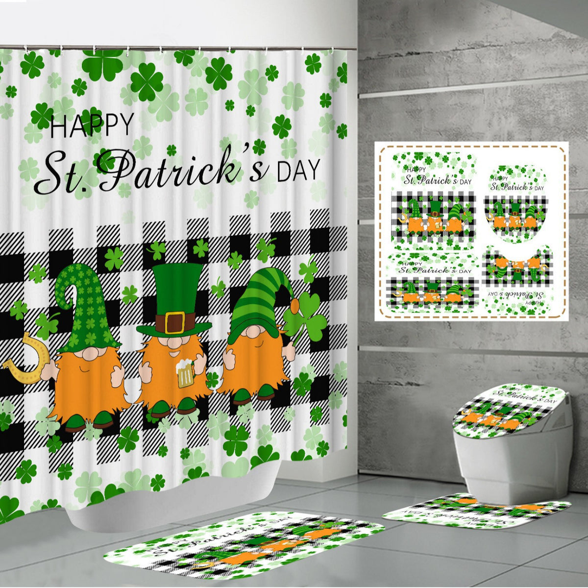 St. Patrick's Day Themen-Badset Brehn