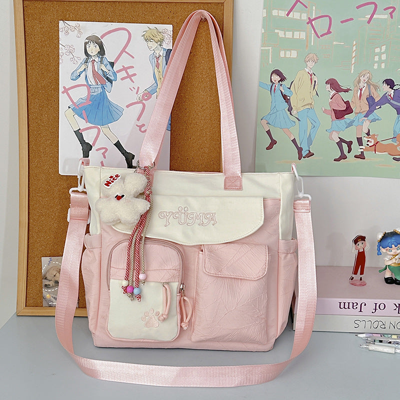 Multi-Taschen Schultertasche Brehn