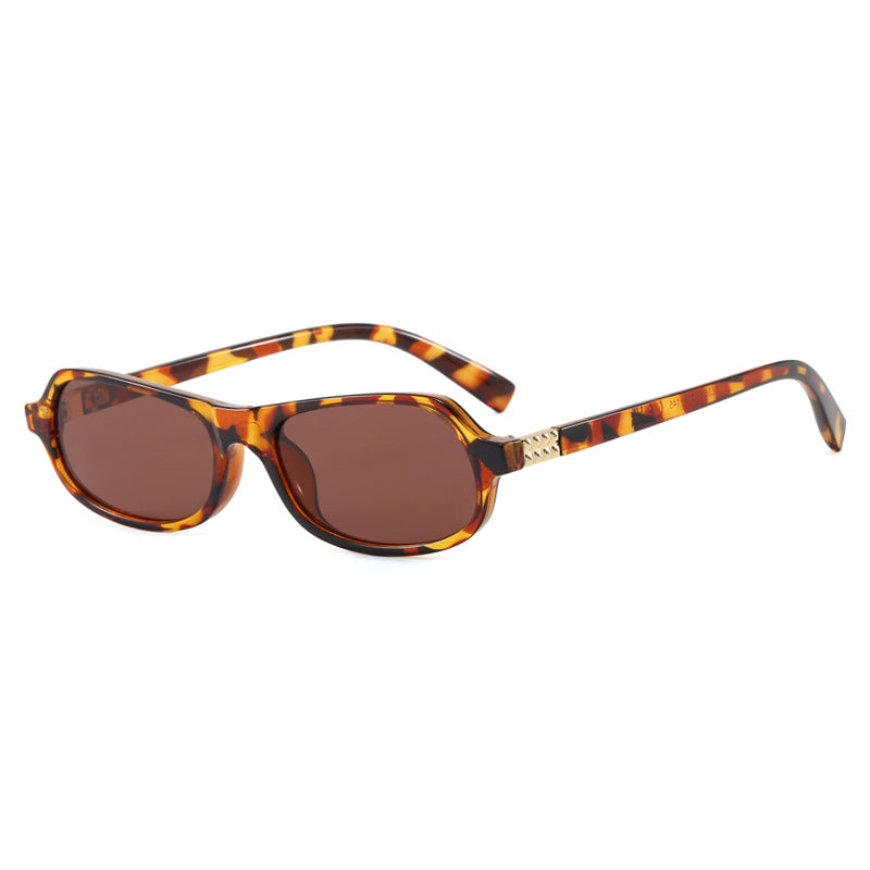 Damen schicke modische Sonnenbrille mit goldenen Akzenten Brehn