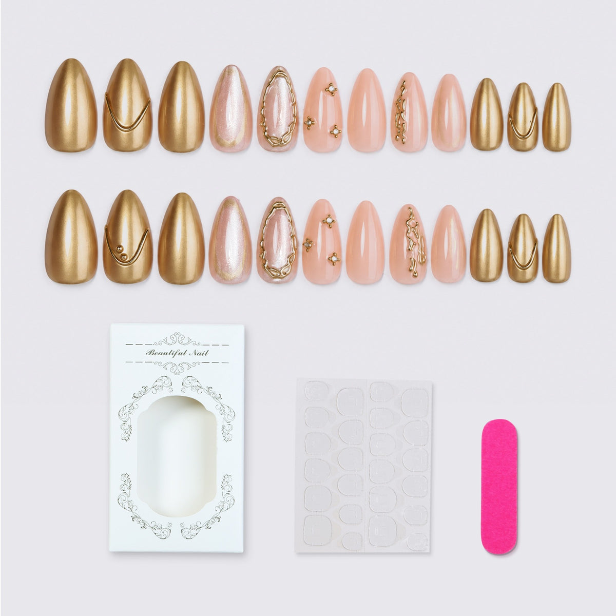 Elegant Design Kunstnagelset Brehn