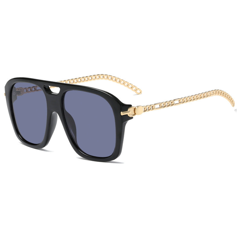 Damen Luxuriöse Sonnenbrille mit einzigartigem Kettenrahmen Brehn