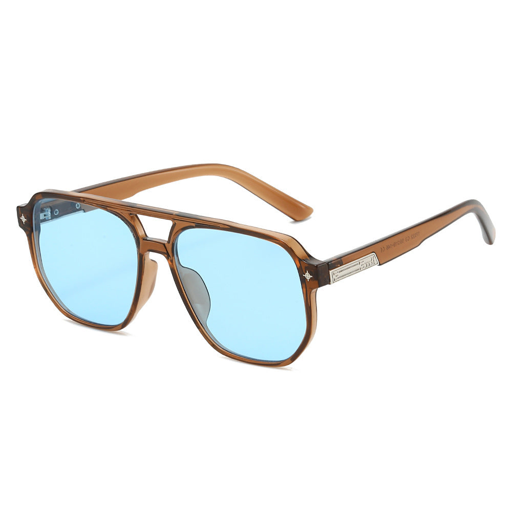 Geometrische Schild Sonnenbrille Brehn