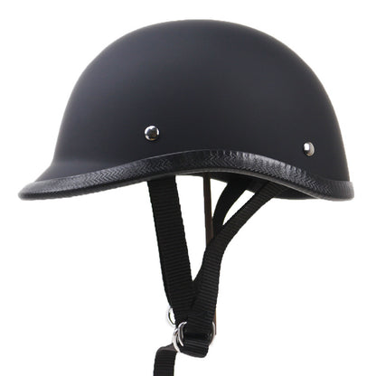 Klassischer schützender Motorradhelm Brehn