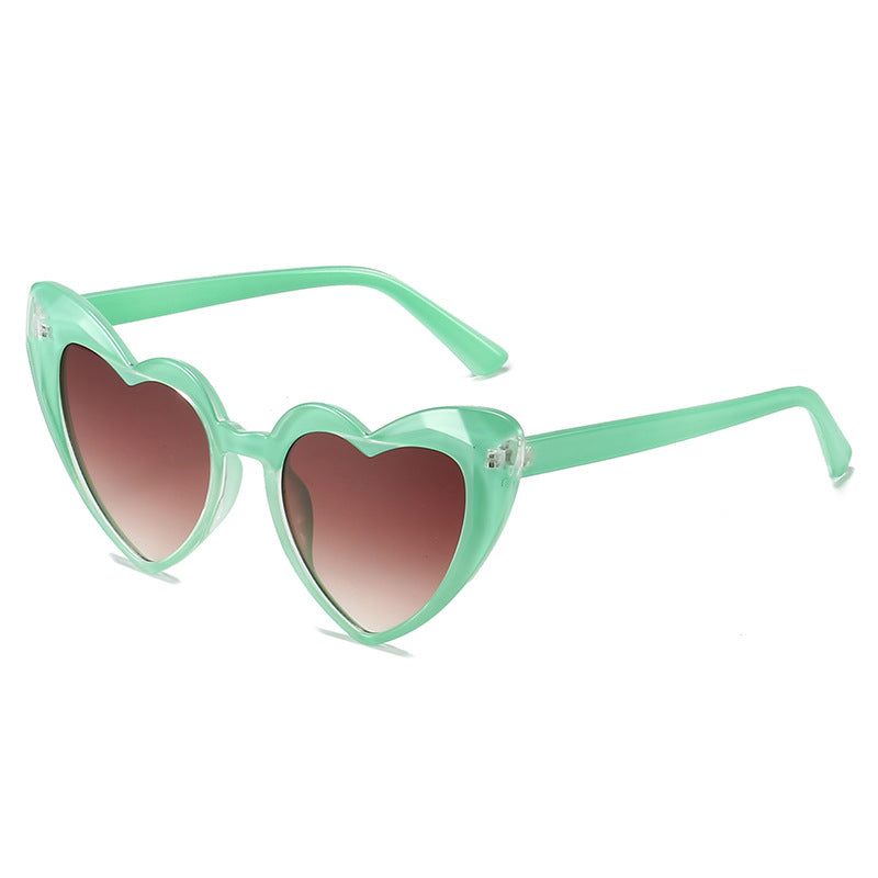 Damen Herzförmige Sonnenbrille im innovativen Design Brehn