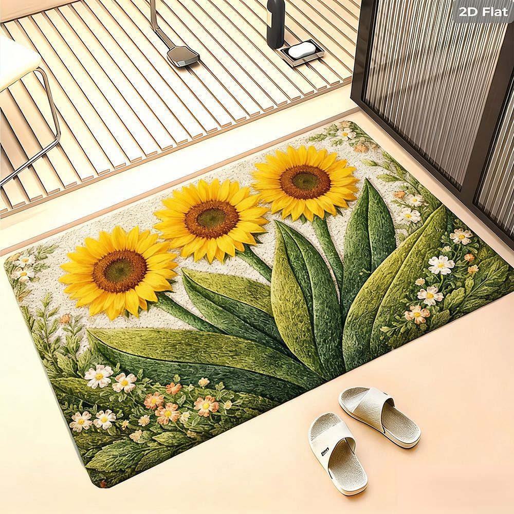 Floral Design Badematte Brehn