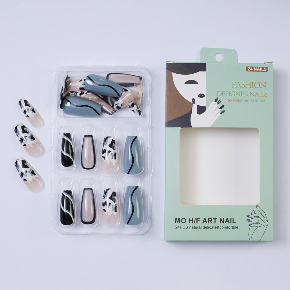 Kunstnägel im modernen Tiermuster Design Brehn