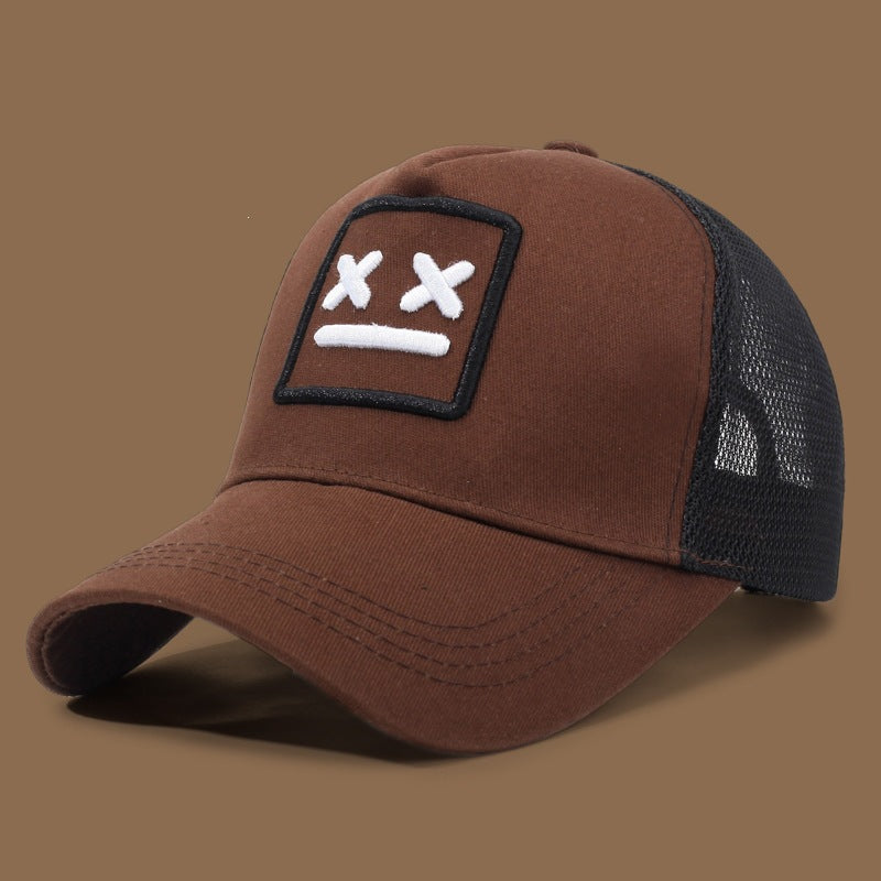 Damen Sportliche Baseballkappe mit Netzseiten Brehn