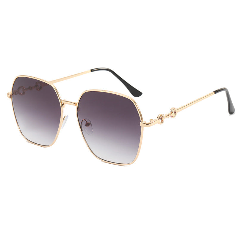 Damen geometrische Oversized Sonnenbrille Brehn