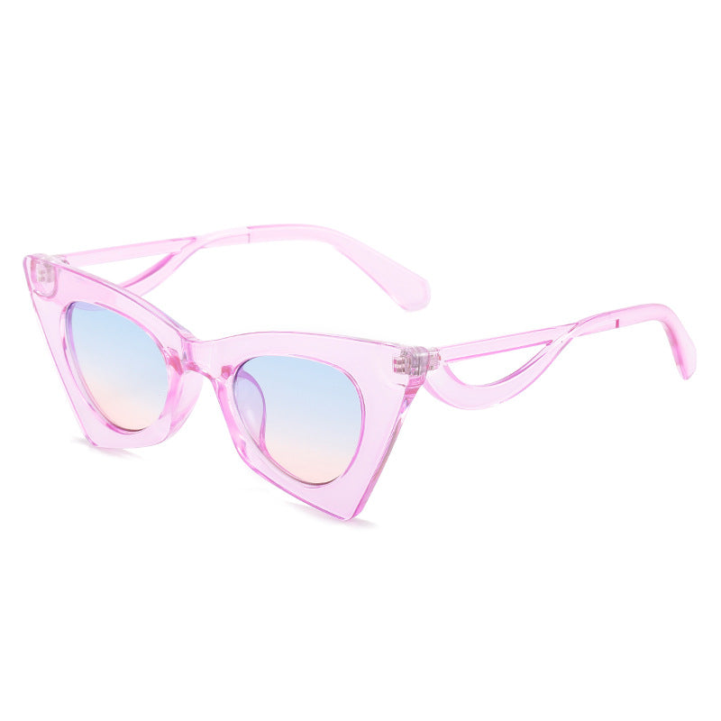 Damen Cat-Eye Sonnenbrille mit eleganten Design-Elementen Brehn