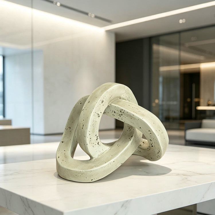 Stylische abstrakte dekorative Skulptur