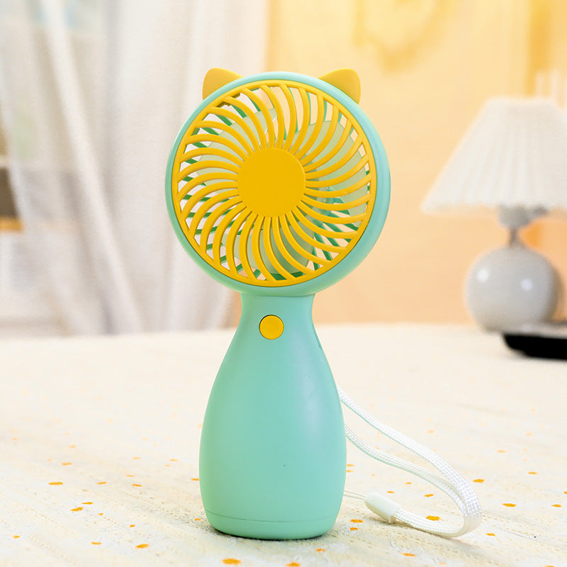 Damen Tragbarer Mini-Lüfter mit Tierohren und USB-Ladefunktion Brehn