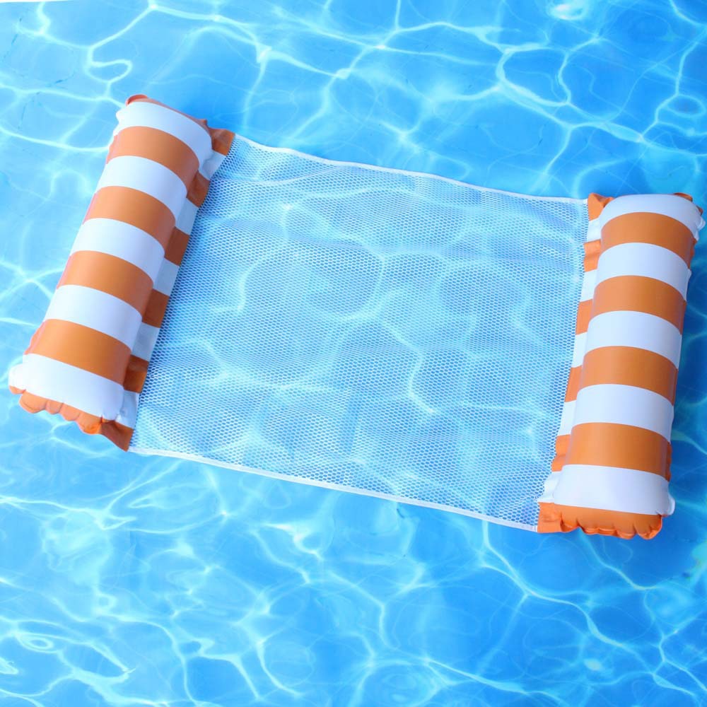 Damen Schwimmsteg mit aufblasbaren Rollen Brehn