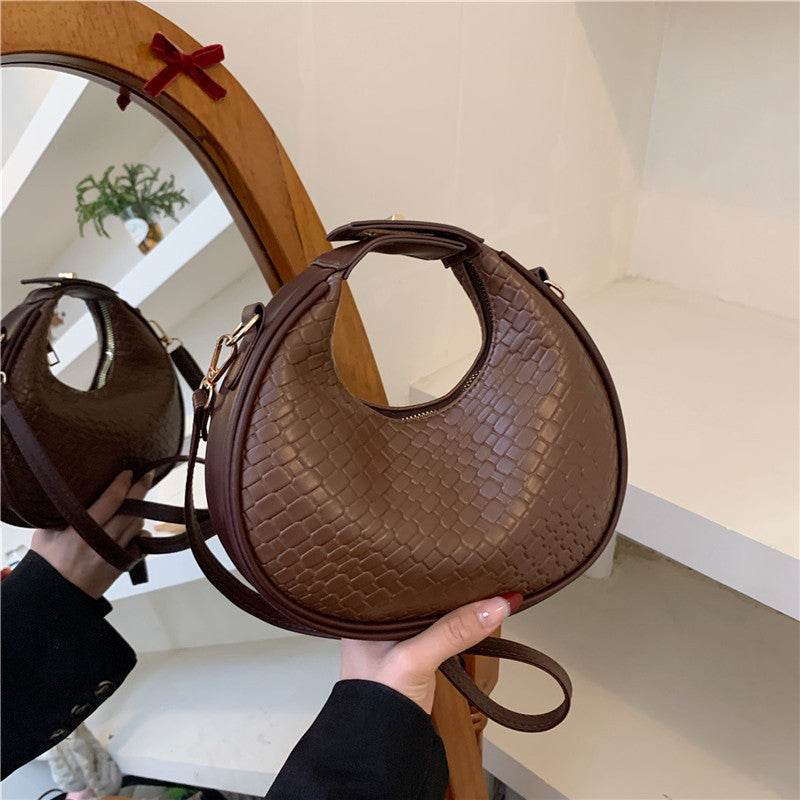 Texturierte Gewebte Crossbody Tasche Brehn