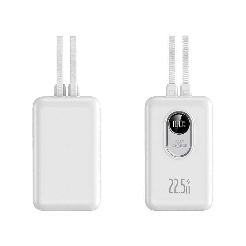 Tragbare Powerbank mit schnellem Ladegerät und digitalem Display Brehn